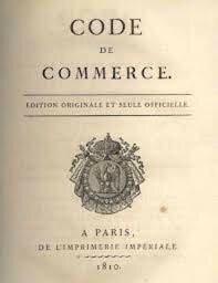CÓDIGO DE COMERCIO FRANCÉS