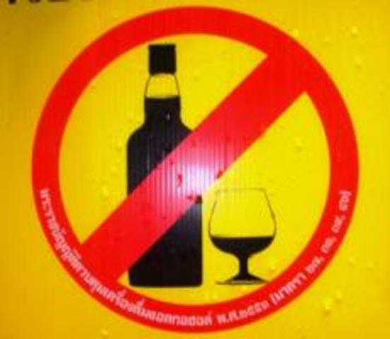 No Alcoholic Beverages