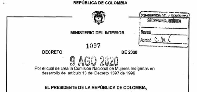 ORGANIZACIONES DE MUJERES INDÍGENAS