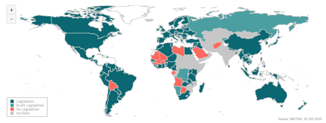 PAÍSES PUBLICAN LEYES DE PROTECCIÓN DE DATOS