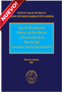 COSTA RICA - LEY SOBRE RESOLUCIÓN ALTERNATIVA DE CONFLICTOS Y PROMOCIÓN DE LA PAZ