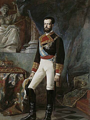 Llegada a España y proclamación como rey de Amadeo