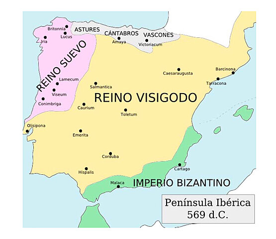 Los pueblos germánicos-reino visigodo