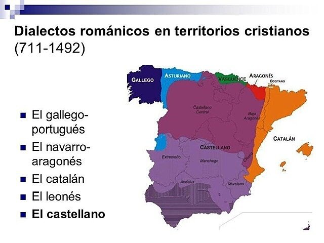 Dialectos románicos ( siglo X )