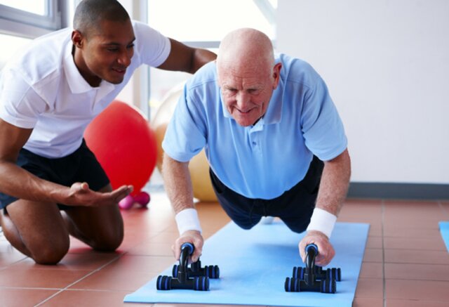 Entrenador personal para la salud.