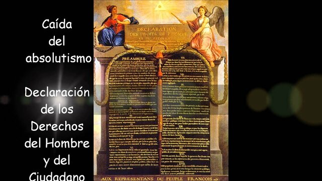 Revolución Francesa " Declaración de los derechos del Hombre y el Ciudadano"
