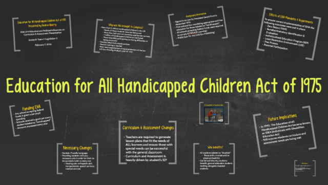 Education for All Handicapped Children Act