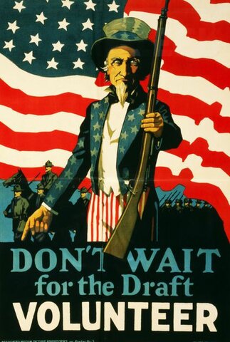 Estados Unidos entra en la Primera Guerra Mundial