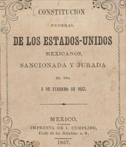 Contituciòn de 1857