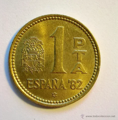 La peseta moneda única de España
