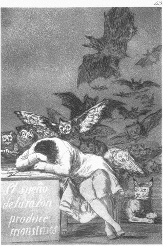 "El sueño de la razón produce monstruos" - Goya