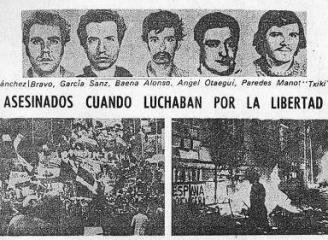 Frankismoaren azken exekuzioak