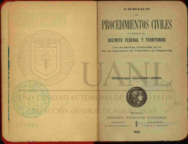 Código de Procedimientos Civiles del Distrito Federal