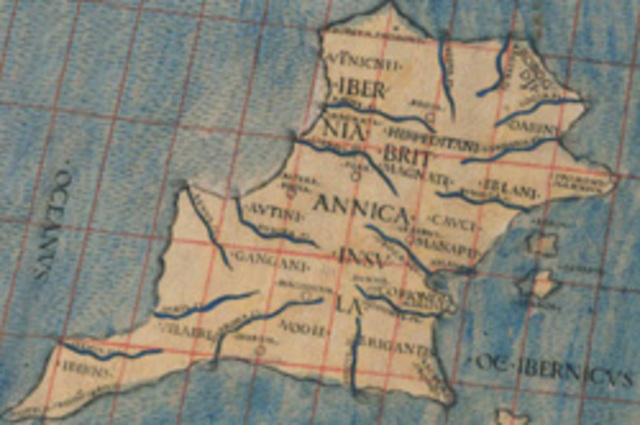 150 A.D.: Ptolemy draws a map of Ireland