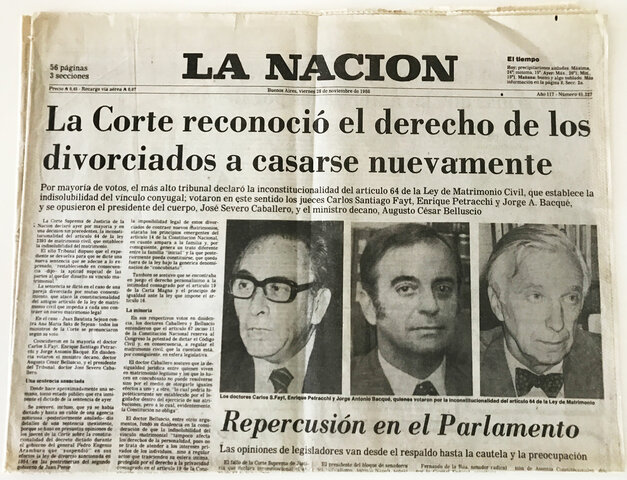 Ley del divorcio vincular