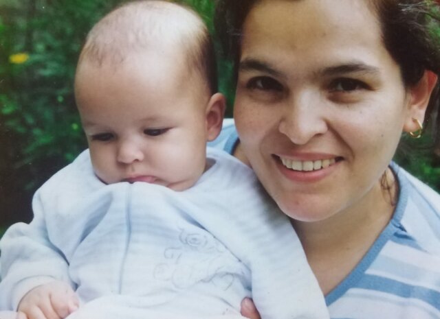 Nacimiento de mi mama