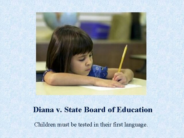 Diana v. State Board of Education