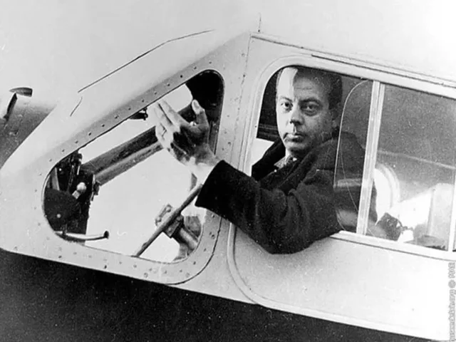 Commandes de son avion-école.