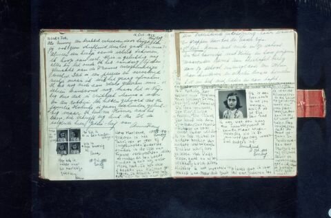 Anne Frank writes her final diary entry