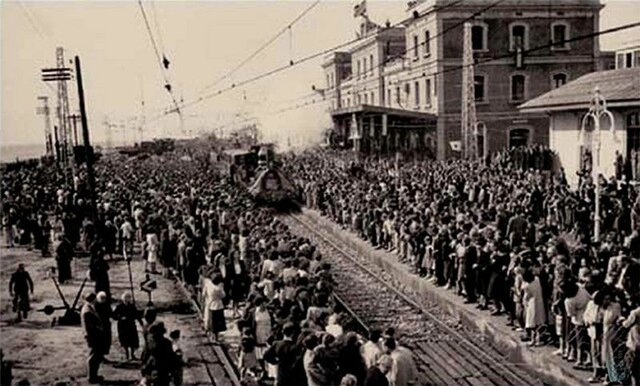 Primer ferrocarril: Barcelona - Mataró