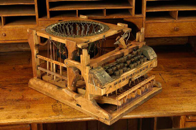 Maquina de escribir de Peter Mitterhofer