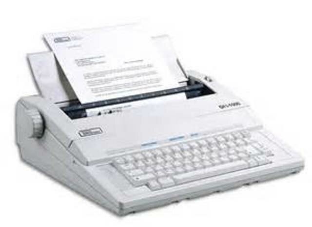 Maquina de escribir eléctrica