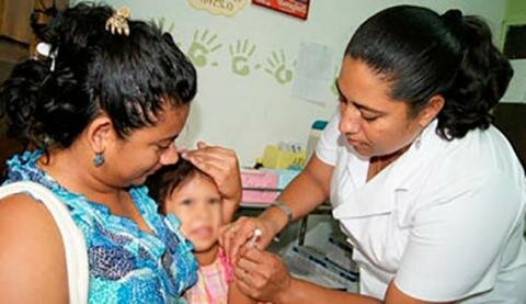 Lucha contra el Sarampión,