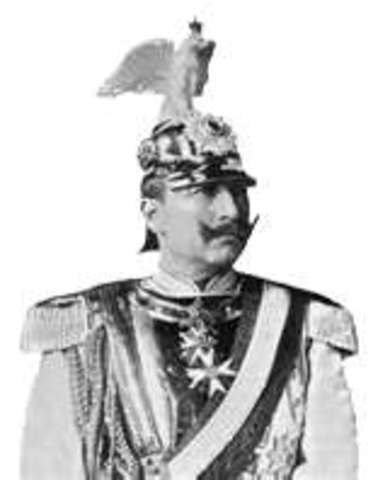 05/07/1914 	Kaiser William II gives German support to Austria against Serbia