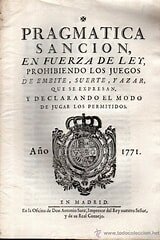 La Pragmática Sanción