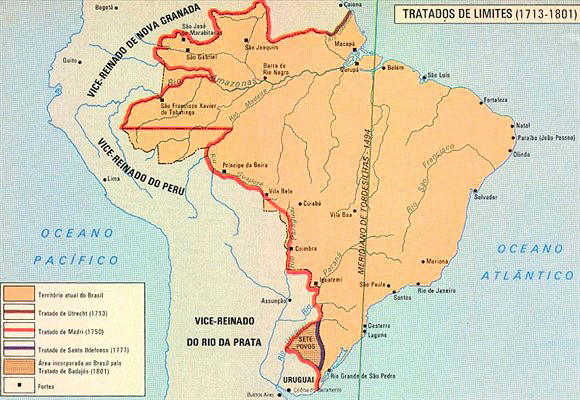 España y Portugal firman el Tratado de Tordesillas.