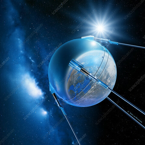 USSR Sends First Satellite in Space