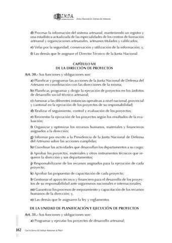 Primer reglamento orgánico.