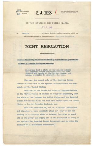 Els Estats Units entra a la guerra