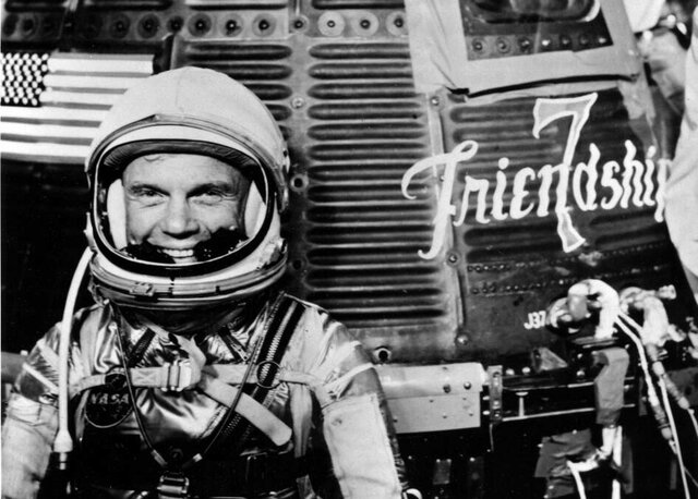 First man to orbit Earth - US