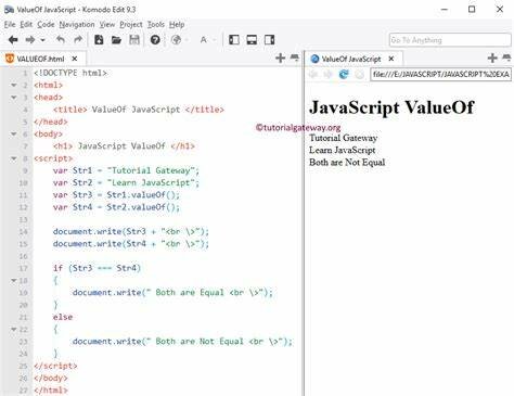 Creación del lenguaje de programación para Javascript