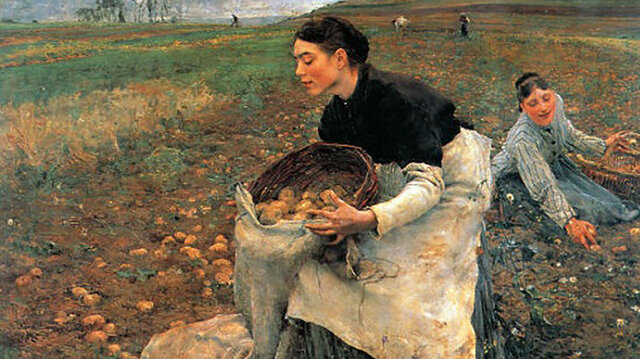 La papa llega a Europa.