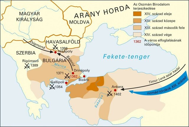 A hódítások a XIV. században