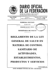 Se publica el Reglamento de Salud 2002