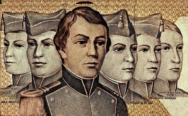 la caída de los niños heroes