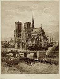 Inicio de la construcción de Notre Dame.