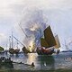 220px destroying chinese war junks, by e. duncan (1843)