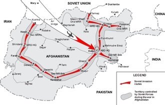 Russian invade Afghanistan