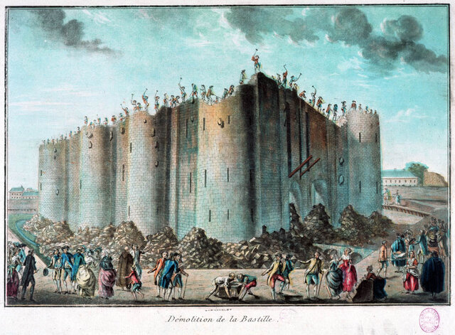 The Bastille is going down