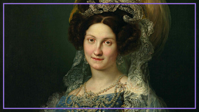 Caída de María Cristina.