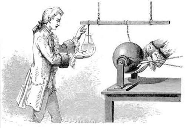 1729 – Stephan Gray descubre que la electricidad puede ser transmitida.