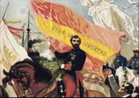 Revolución: “La Gloriosa”. Exilio de Isabel II