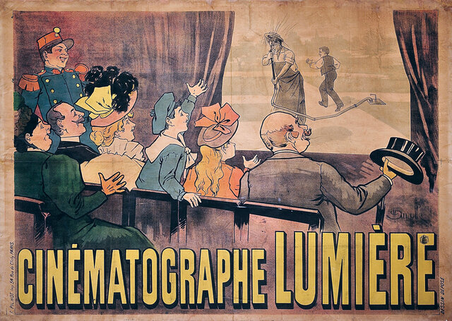 1895 – El nacimiento del cine en Francia con los hermanos Lumiere.
