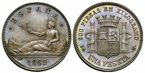 La peseta, unidad monetaria española