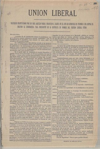 O´Donell funda la Unión Liberal