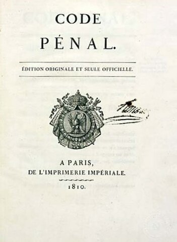 El Código Penal de 1810 y la doctrina francesa